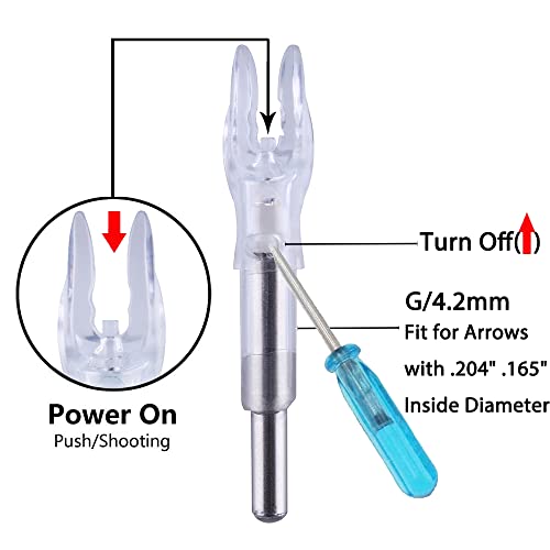 Lighted Nocks Tool Screwdriver Included